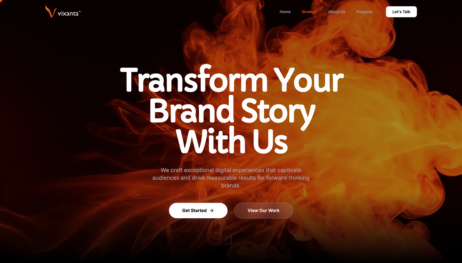 final shipped homepage